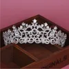 2017 Lindo Espumante Grande Diamante Casamento Pageant Tiaras Hairband Cristal Coroas De Noiva Para Noivas Cabelo Jóias Headpiece