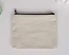 Blank canvas zipper Pencil cases pen pouches cotton cosmetic Bags makeup bags Mobile phone clutch bag organizer