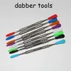 Wax Daber Tool met siliconen tips Roken RVS Siliciumconcentraat Ego Dry Herb Dabber Tools