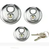 1PC 70mm Good Duty Stainless Steel Armor Brass Cylinder Disc Padlock Round Lock6789867