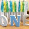 14 calowy papierowy papier Tassel Garland DIY Dekoracje Ślubne Nowy Rok Garland 2018 Party Party Papier Kwiat Urodziny Dekoracje Party