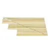 23CM Eco-friendly Bamboo paille réutilisable paille à boire nettoyant brosse pailles sacs fête mariage bar outils à boire boissons pailles de la plus haute qualité