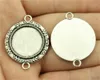 15 stycken Cabochon Cameo Base Tray Bezel Blank Diy Accessories For Tree Branches Connector Inner Size 20mm Round Necklace Pendant 6099359