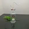 Szklane rurki do palenia produkuj ręcznie dmuchane bongi kolorowe kropki rdzeń rdzeń wazon wazon szklana butelka do dymu wodnego