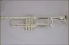 High Quality SUZUKI Bb Trumpet B Flat Silver Plated Brass Professional Musical Instruments Trumpet With Mouthpiece, Case