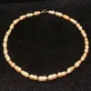 L'ultima collana di perle a forma di arachidi d'acqua dolce naturale di gioielli di perle di moda per il regalo a sorpresa di sua moglie