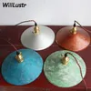 Vintage hänge lampa antik upphängning ljus koppar huvud fixture restaurang hotell butik butik kontor loft matsal japan stil belysning