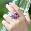 Wholesale Magic Changing Color Mood Ring Temperature Contral Emotion Feeling Rings Size 7/8/9 Zinc Alloy Rings for Women