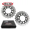 Arashi For Yamaha FZ1 FAZER ABS 2007 - 2012 Front Rear Brake Disc Rotors Disk FZ1000 2006 2008 2009 2010 2011 2013 2014