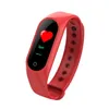 ساعة ذكية سوار M3 لون الصمام الاساور الرياضية ضغط الدم القلب معدل بلوتوث ل ios الروبوت smartband