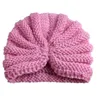 Warm Gebreide Garen Hoed Indian Stijl Herfst Winter Warm Peuter Beanie Haak Jongens Meisjes Baby Cap Leuke Kid Sturbano Bonnet