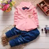 Primavera Autunno Ragazzi Set di abbigliamento per bambini Camicia Pantaloni Completi Completi per bambini Vestiti per bambini