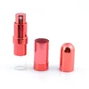 ホット6ml香水旅行スプレー香水瓶アルミニウム詰め替え可能スプレーボトルパルフ噴霧器空の化粧品容器