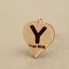 stainless steel gold 26 Alphabet U-Z English Letters Initial Name Charms for Necklace, charm Key Chain Ring