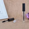 3.5 ml stic PETG pequeno claro Vazio Rímel Tubo Frasco / Garrafa / Recipiente com Tampa Preta para o rímel médio crescimento mascara 180 PCS