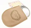 LADUREE Les Merveilleuses miroir de poche hand mirror vintage metal holder pocket cosmetics Makeup mirror with carry bag retail pa7555703