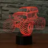3D Truck Illusion 7 Farbe LED Nachtlicht Tisch Tischlampen Kind Christmas Gift #R42