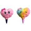 Squishy Squishy adorabile a forma di cuore amorevole Aumento lento Morbido spremere Carino cinturino per cellulare regalo Stress giocattoli per bambini Giocattolo di decompressione