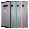 Transparante iPhone-hoesje voor Samsung Galaxy Note 9 8 S9Plus S8Plus A8 Anti-Knock Hybride Zachte TPU Hard PC Beschermende schokbestendige Clear Cover