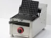 Máquina de fabricante de waffle rotativo a gás 2 pcs quadrado waffle fabricante de gás waffle fazendo máquina para café restaurante NP-611