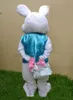 2018 High quality EASTER BUNNY MASCOT COSTUME Bugs Rabbit Hare Cartoon Character Mascotte Suit EMS free shipping