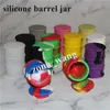 barile di olio di silicone barattoli contenitore olio di cera dab contenitore a forma di tamburo di gomma 26ml grande silicone strumenti dabber per erba secca silicone dab rigs