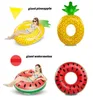 Summer swimming ring Giant Inflatable Swan pineapple mattress Floating swim Bed Raft Air Mattress PVC Pool Toy Floating Row