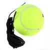 New Rubber Woolen Trainer Tennis Ball With String Replacement For Single Practice Training2104215