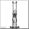 12 heavy 9mm thickness glass bong downstem bowl accessories 980g hookahs straight notches 18 8mm joint waterpipe with 14 18 14mm cone