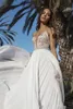 Asaf Dadush 2019 Wedding Dresses Vintage Crochet Lace Fairy Flowy Chiffon Beach Boho spaghetti Bridal Wedding Gown273a