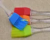 200 adet / grup HıZLı KARGO Kristal kolu 17 cm Longth Silikon BARBEKÜ Yağ Fırça Temizleme Fırçaları Mini Yağ barbekü fırçası araçları Rastgele renk