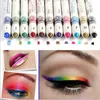 12 Farben Glitzer Eyeliner Bleistift Bleistift Stift Kosmetische Make -up -Set Mix Farben Schönheitswerkzeuge