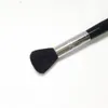 Pro Small Blush Brush # 74 - Pennello per scolpire evidenziatore in polvere piatto tondo per capelli di capra - Strumento per frullare per trucco di bellezza