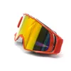 New Goggle Tinted UV Stripe Motorcycle Goggles Motocross Bike Cross Country Flexible Goggles Snow Ski Lunette3522603