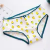 Sommar kvinnors trosor bomullsbyxor mango tryck tjejer underkläder damer låg midja panty kvinnlig sex underkläder underbyxor 2018