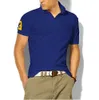 Groothandel 2018 zomer nieuwe senior heren poloshirt mannen korte mouwen casual mode poloshirt mannen effen kleur revers poloshirt