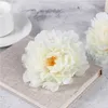 50 STKS Hoge Kwaliteit Heads Party Kunstmatige Simulatie Zijde Pioen Camellia Rose Bloem Bruiloft Decoratie
