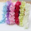 30pcs / lot künstliche Glyzinien DIY Hochzeitsdekorationen Blumenrebenseidenblumen künstliche Blumen zwei Farbe / Los