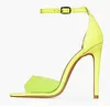 2018 New women fashion high heels thin heel pumps party shoes PVC ankle strap pumps dress shoes see through sexy heeled