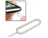 Cheap good wholesale New Sim Card pin Needle Cell Phone Tool Tray Holder Eject Pin metal Retrieve card pin For Phone 50000pcs/carton