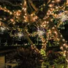 DIY à prova d 'água à prova d' água diodo emissor de luz conduzido luzes de fogo de artifício bateria operada luzes de fadas decorativas para o casamento do pátio de festão