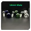 New Mini Glass Ash Catcher Bowl 3 Color Ash catchers Adapter with 14mm 18mm Male Female Joint Bowls Bubbler For Dab Rigs