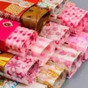 25*21.8CM Candy Wrapping Paper Wax Paper For Candy Nougat Food Packaging Multi Color Cartoon Floral Wrapper 100 pcs/lot