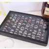 rings jewelry tray for 100 rings display accept simple convenient wholesale hot fashion free of shipping