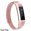 För Fitbit ACE Milanese Magnetic Stainless Steel Wrist Rem Watch Band w / Pins för Fitbit Ace Kids Activity Tracker Smart Watch