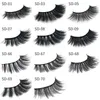 Super Belle 3D Mink cils 11 Styles de beauté minces épais charme naturel Extension Faux Cils 100% épais vison faux faux cils