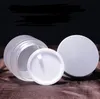 Botella de crema de vidrio escarchada vacía de 15g, contenedor de vidrio escarchado recargable, frasco de vidrio de 50g, contenedor cosmético LX1189