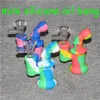 5pcs Bruciatore di olio di silicone Gorgogliatore acqua Bong tubo piccoli bruciatori tubi gorgogliatore dab rig Piattaforma petrolifera per fumare mini becher inebriante Bong