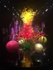 Colorful Hand Blown Lamps Style Borocilicate Glass Large Sculpture for Home Restaurant Hotel Projects Customized