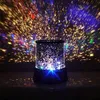 LED Night Light Eletrônica Projector Starry Sky Estrela lua Mestre das crianças das crianças Baby Sleep lâmpada colorida Romântico Projeção Liderados USB